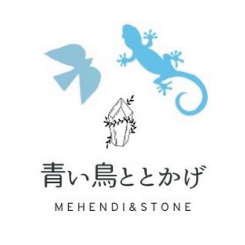 青い鳥ととかげ ロゴ